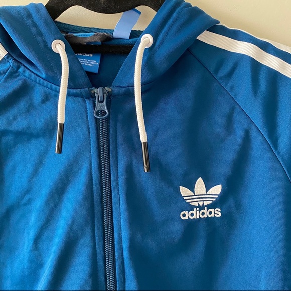 Adidas Zip Up Hoodie with Graphic - Picture 2 of 5